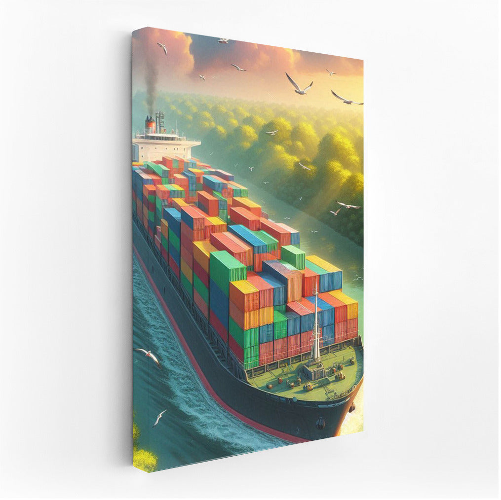 Cargo Barges on the Lake: A Window into the World of Travel