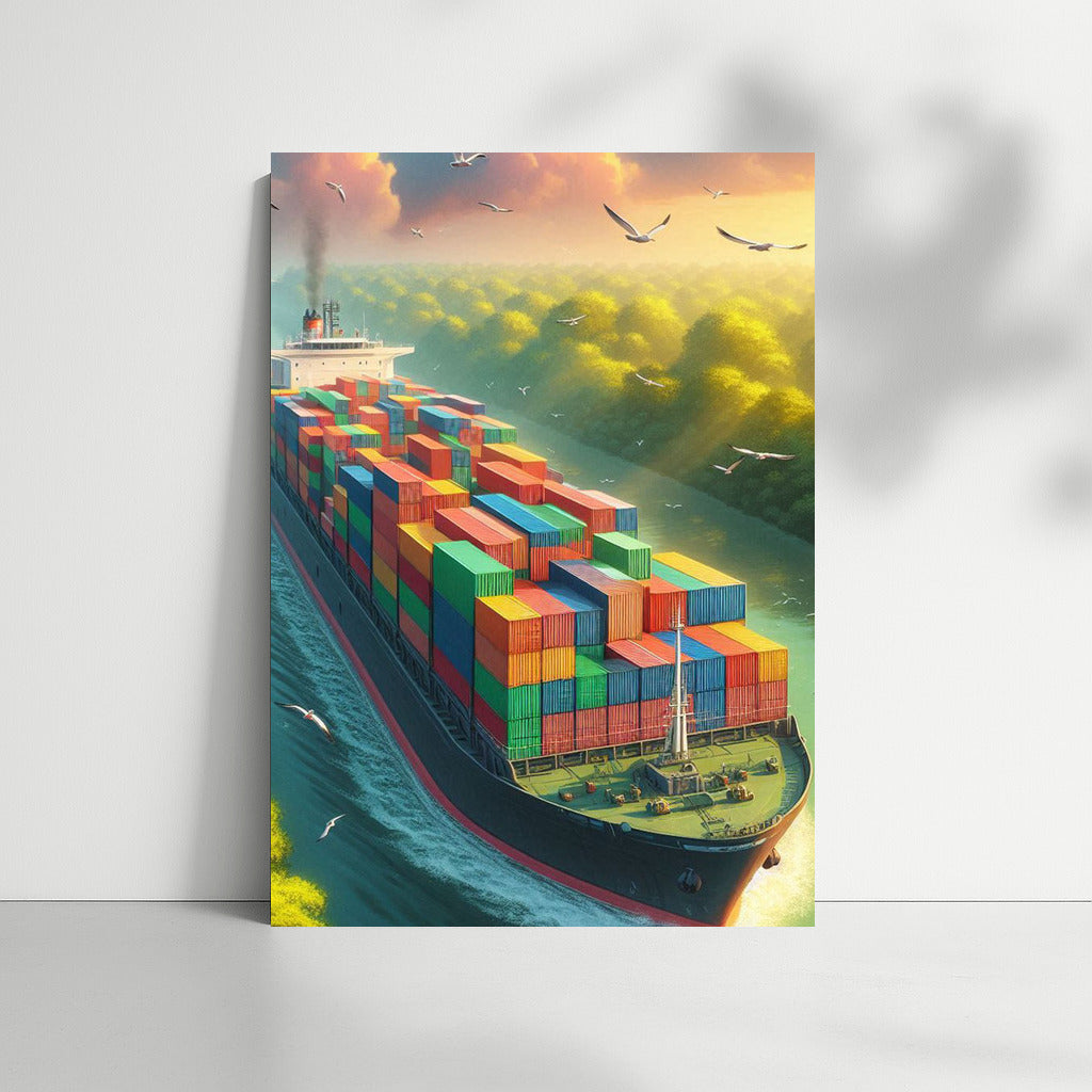 Cargo Barges on the Lake: A Window into the World of Travel