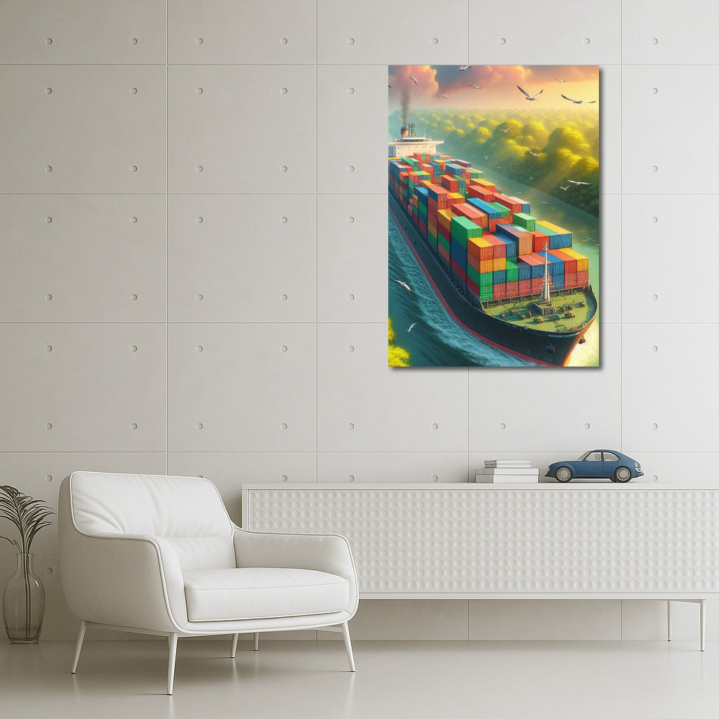 Cargo Barges on the Lake: A Window into the World of Travel