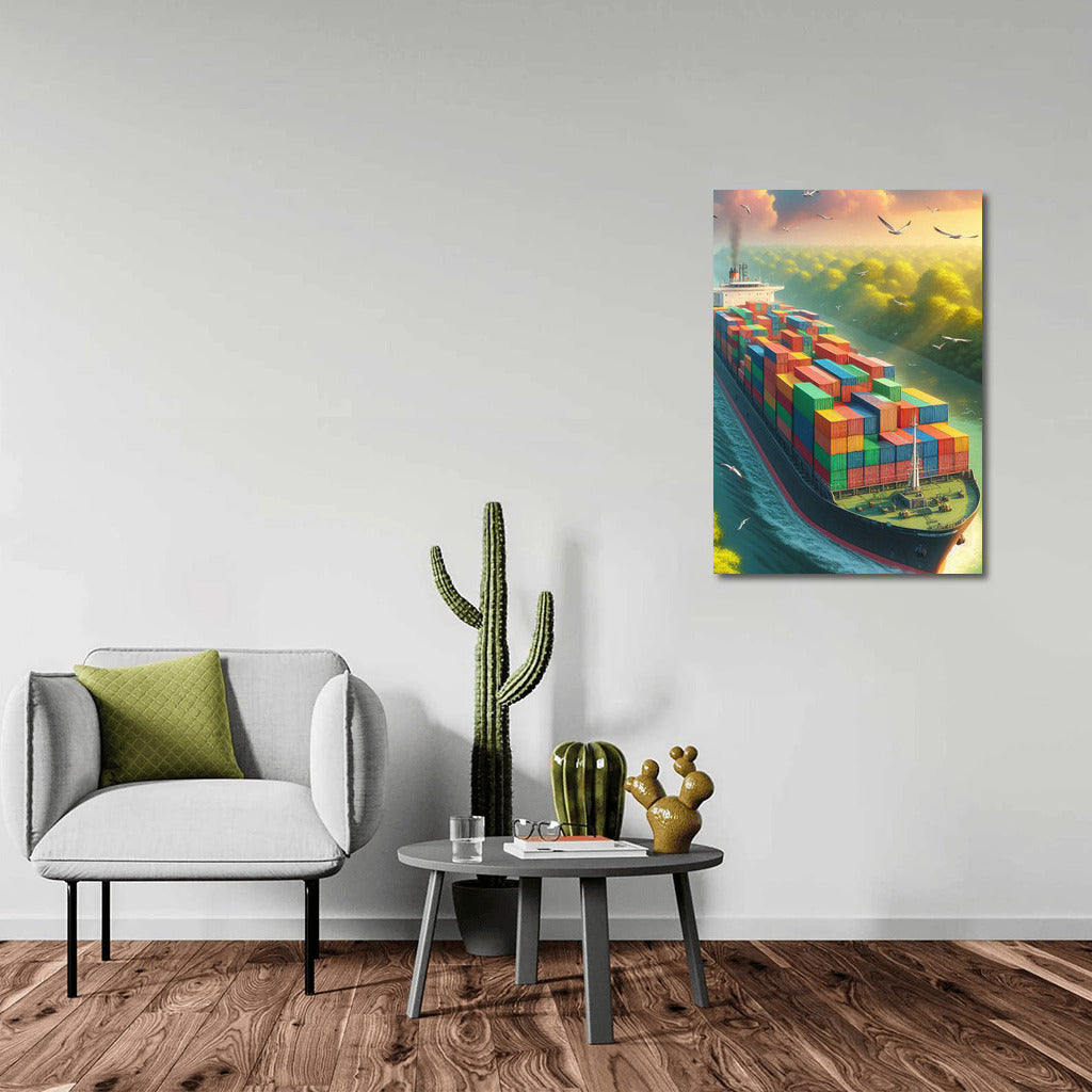 Cargo Barges on the Lake: A Window into the World of Travel