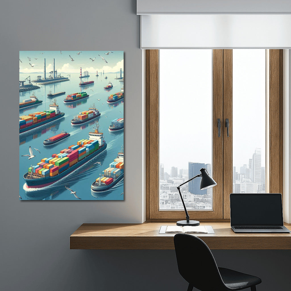 Horizons of the Sea: Barges Sea 2 – Dynamics and Tranquility