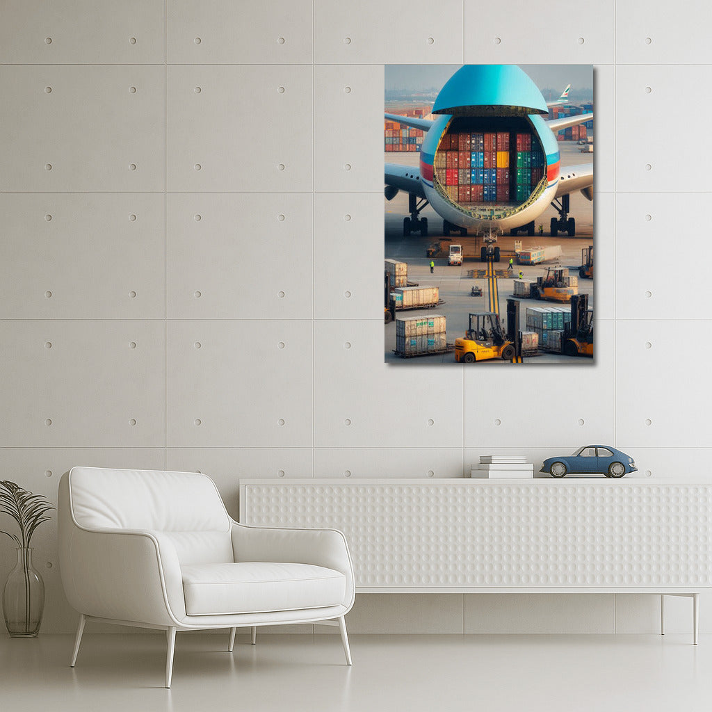 Cargo Plane at the Airfield: Gate Between Worlds