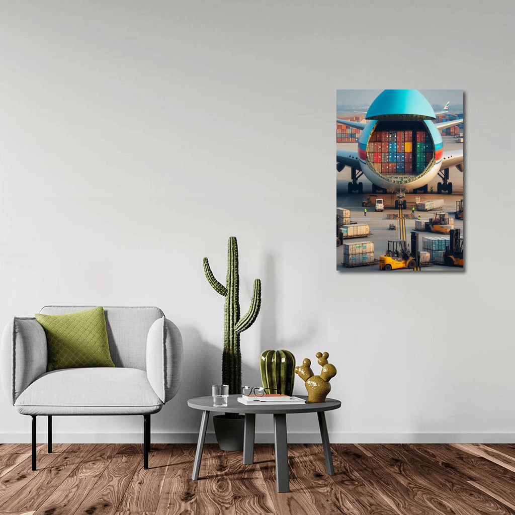 Cargo Plane at the Airfield: Gate Between Worlds