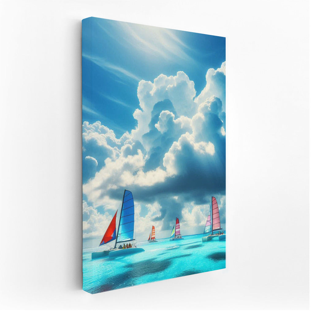 The Magic of Sailing Catamarans at Cloudy Sea World