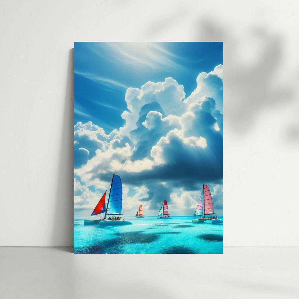 The Magic of Sailing Catamarans at Cloudy Sea World