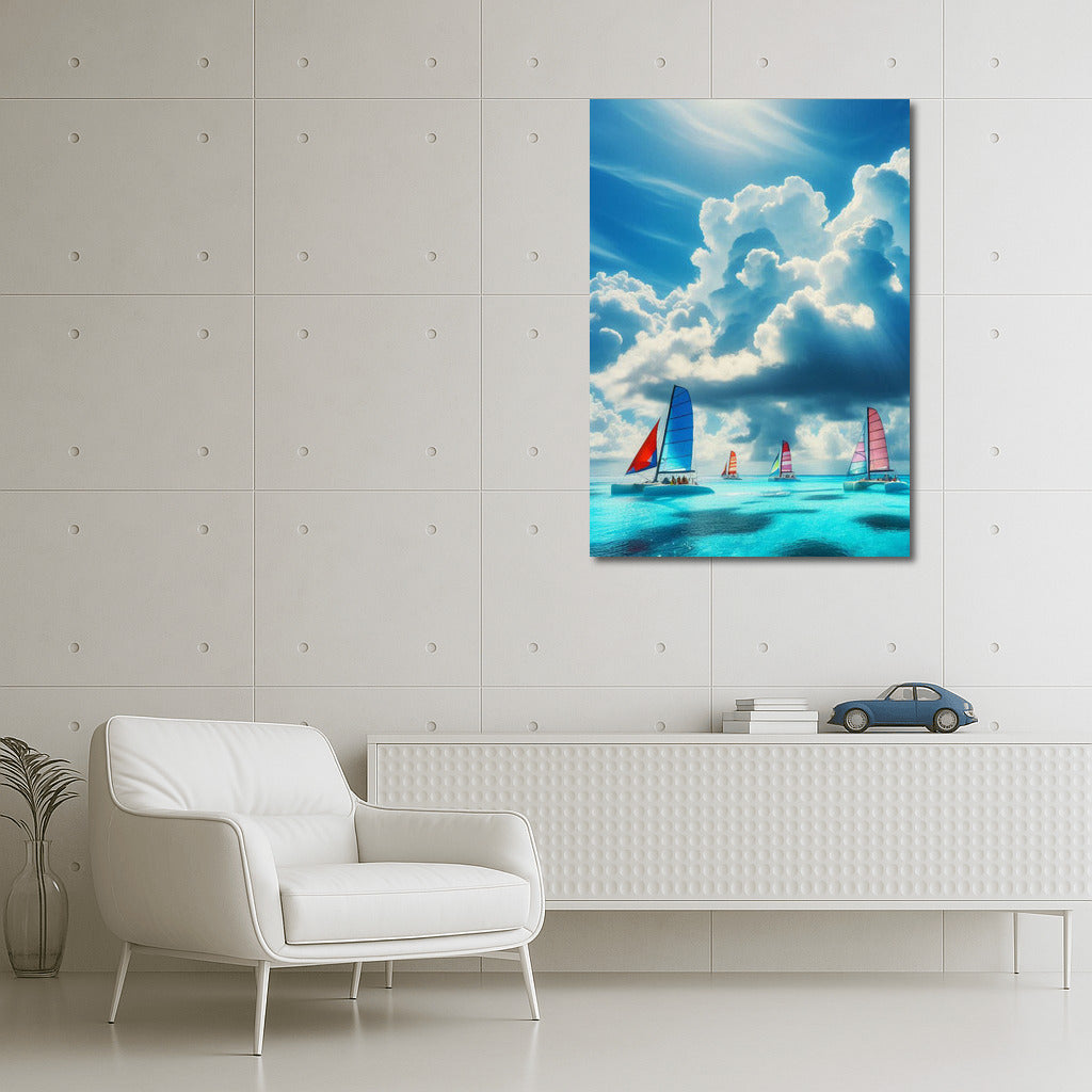 The Magic of Sailing Catamarans at Cloudy Sea World