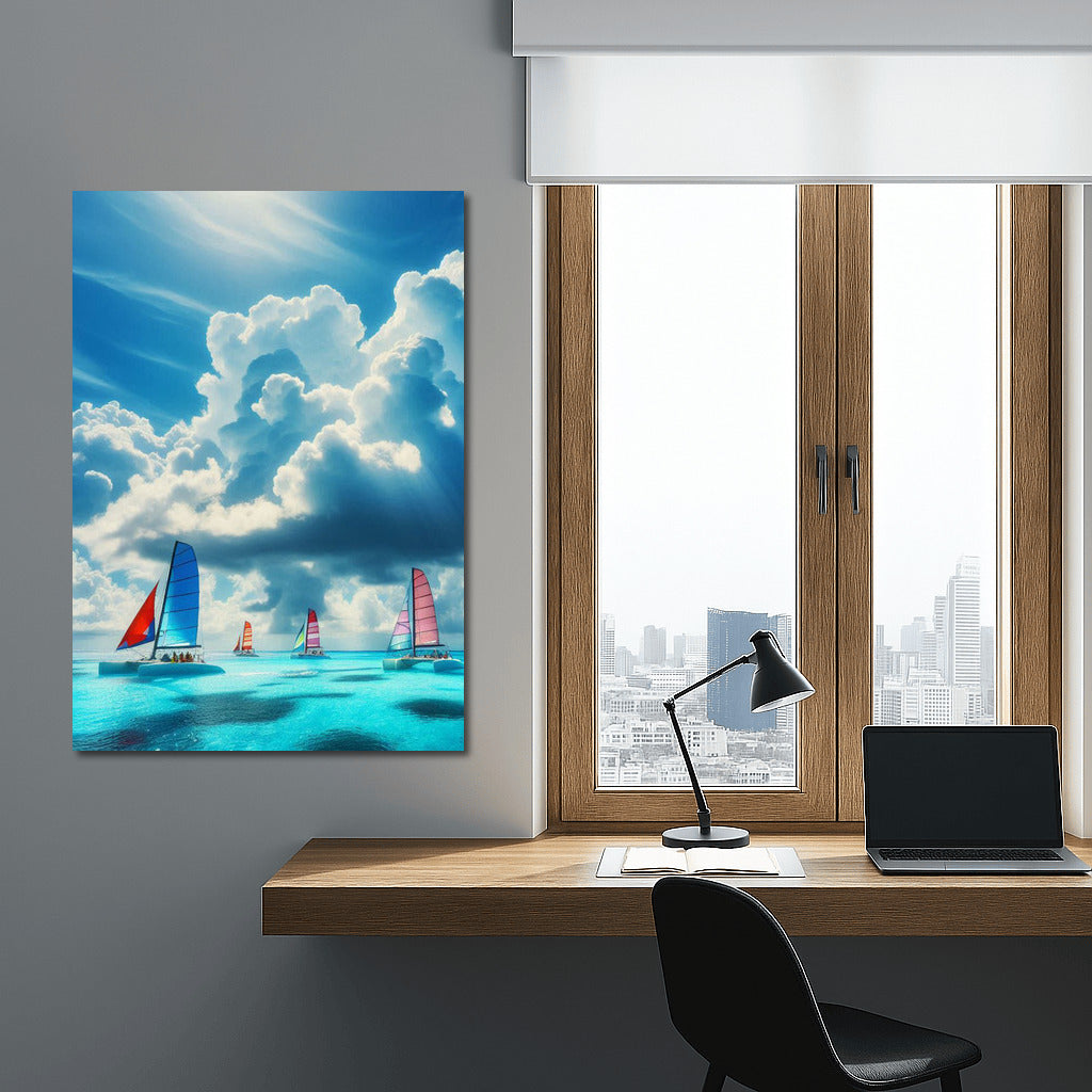 The Magic of Sailing Catamarans at Cloudy Sea World