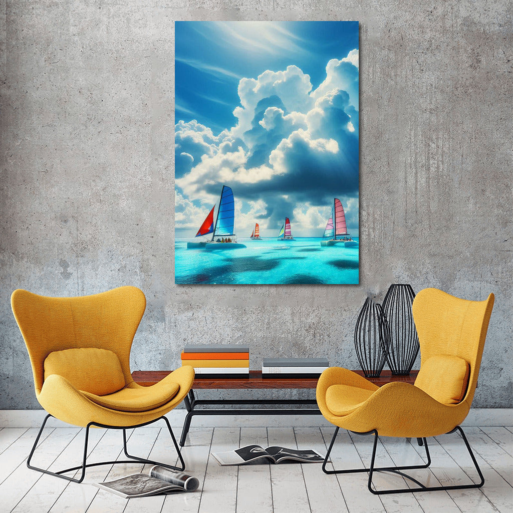 The Magic of Sailing Catamarans at Cloudy Sea World