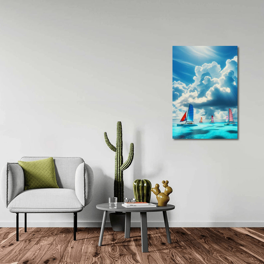 The Magic of Sailing Catamarans at Cloudy Sea World