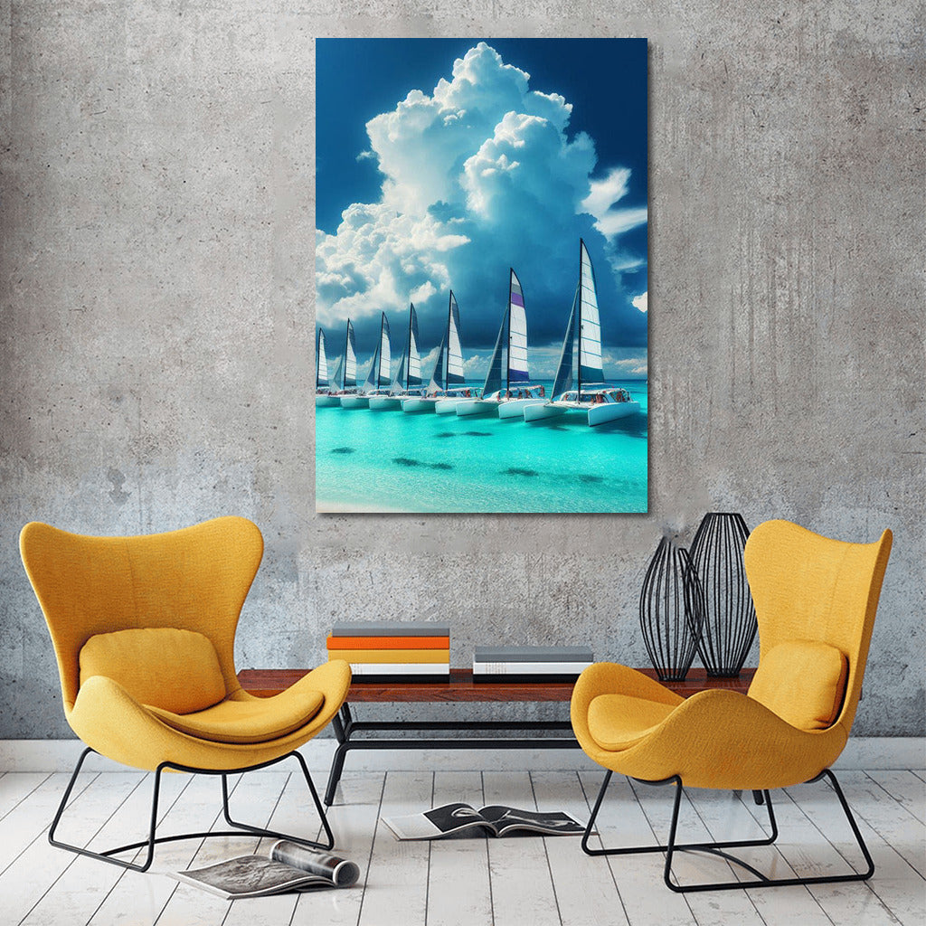 Catamarans and Clouds: Freedom of the Sea in Your Home