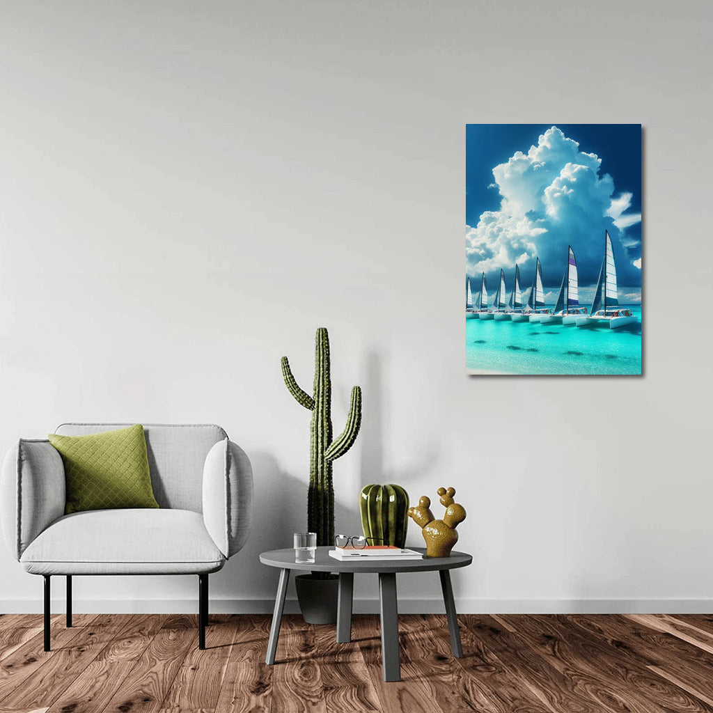 Catamarans and Clouds: Freedom of the Sea in Your Home