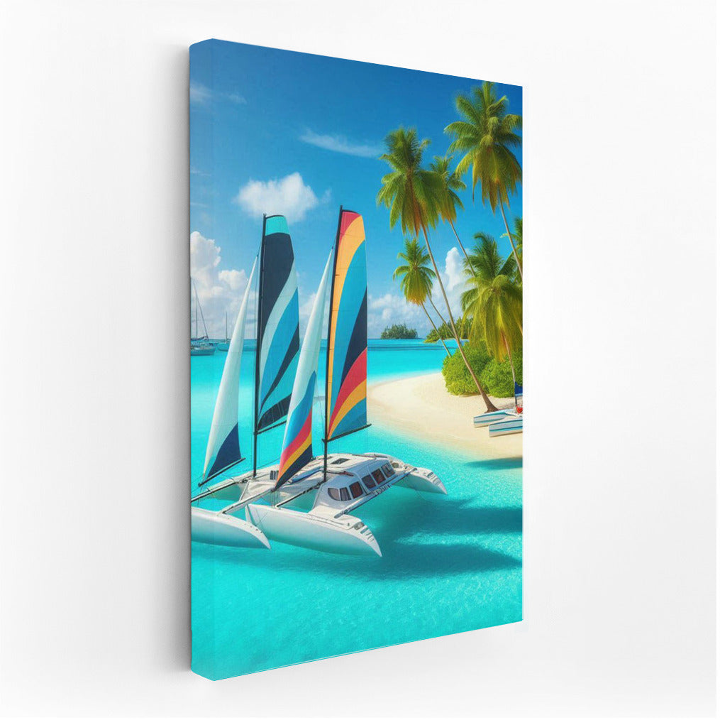 Catamarans under the Palms: Turquoise Coast of the Sun