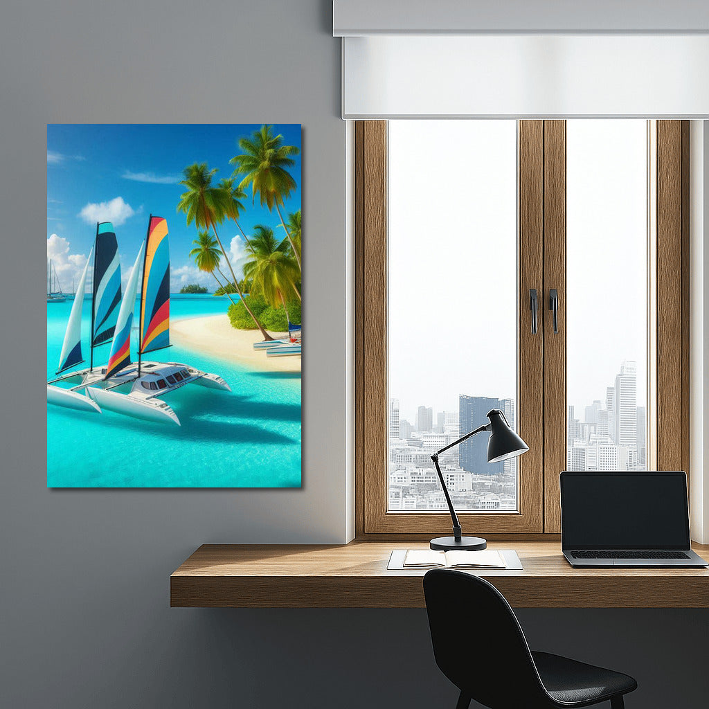 Catamarans under the Palms: Turquoise Coast of the Sun