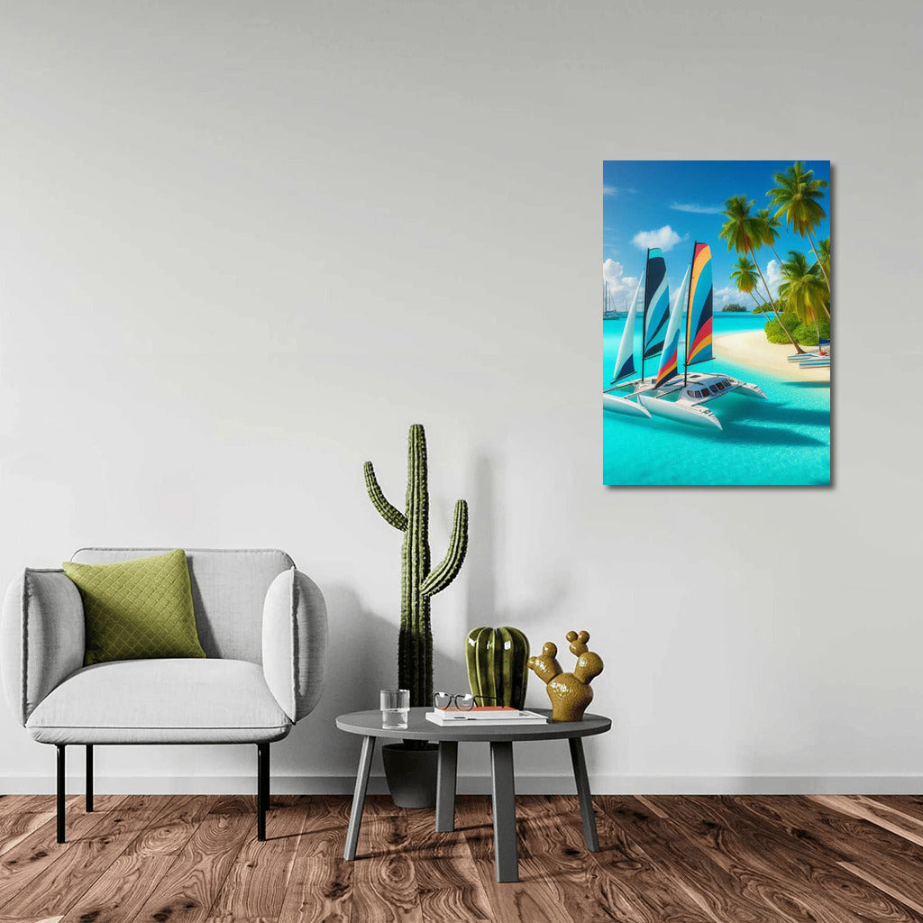 Catamarans under the Palms: Turquoise Coast of the Sun