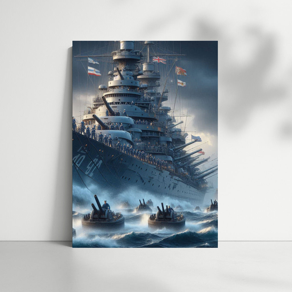 Corvettes in the Storm: The Power of the Sea Elements