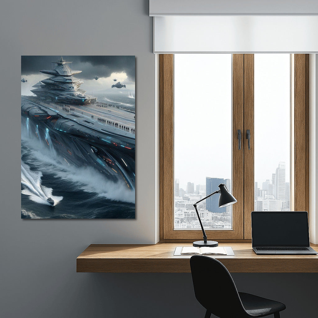 Corvettes Ocean 2: Futuristic Ships in the Storm