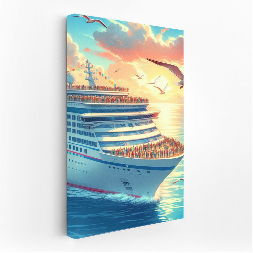 Grace of the Ocean: Cruise Ship on the Waves