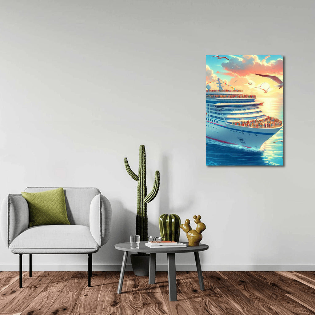 Grace of the Ocean: Cruise Ship on the Waves