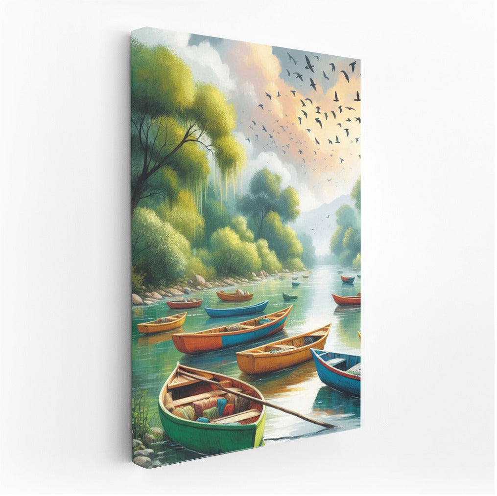 Tranquility on the Dinghi River: Harmony of Nature