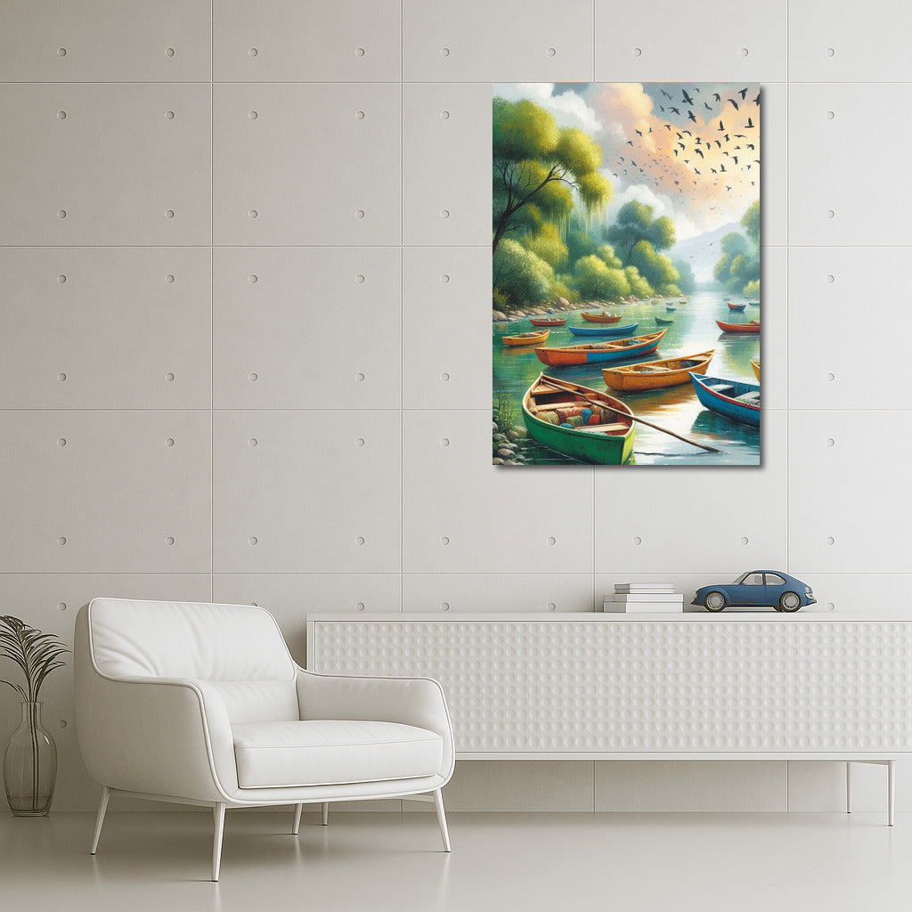 Tranquility on the Dinghi River: Harmony of Nature