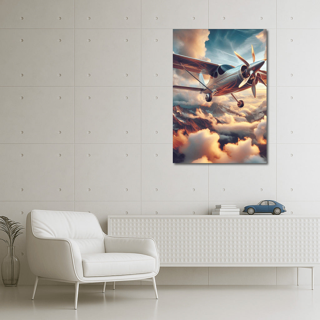 Experimental Airplane in the Clouds: Flight of a Dream