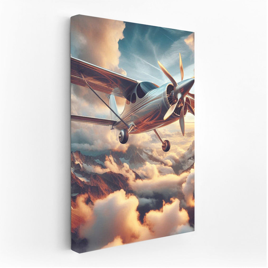 Experimental Airplane in the Clouds: Journey to Dreams