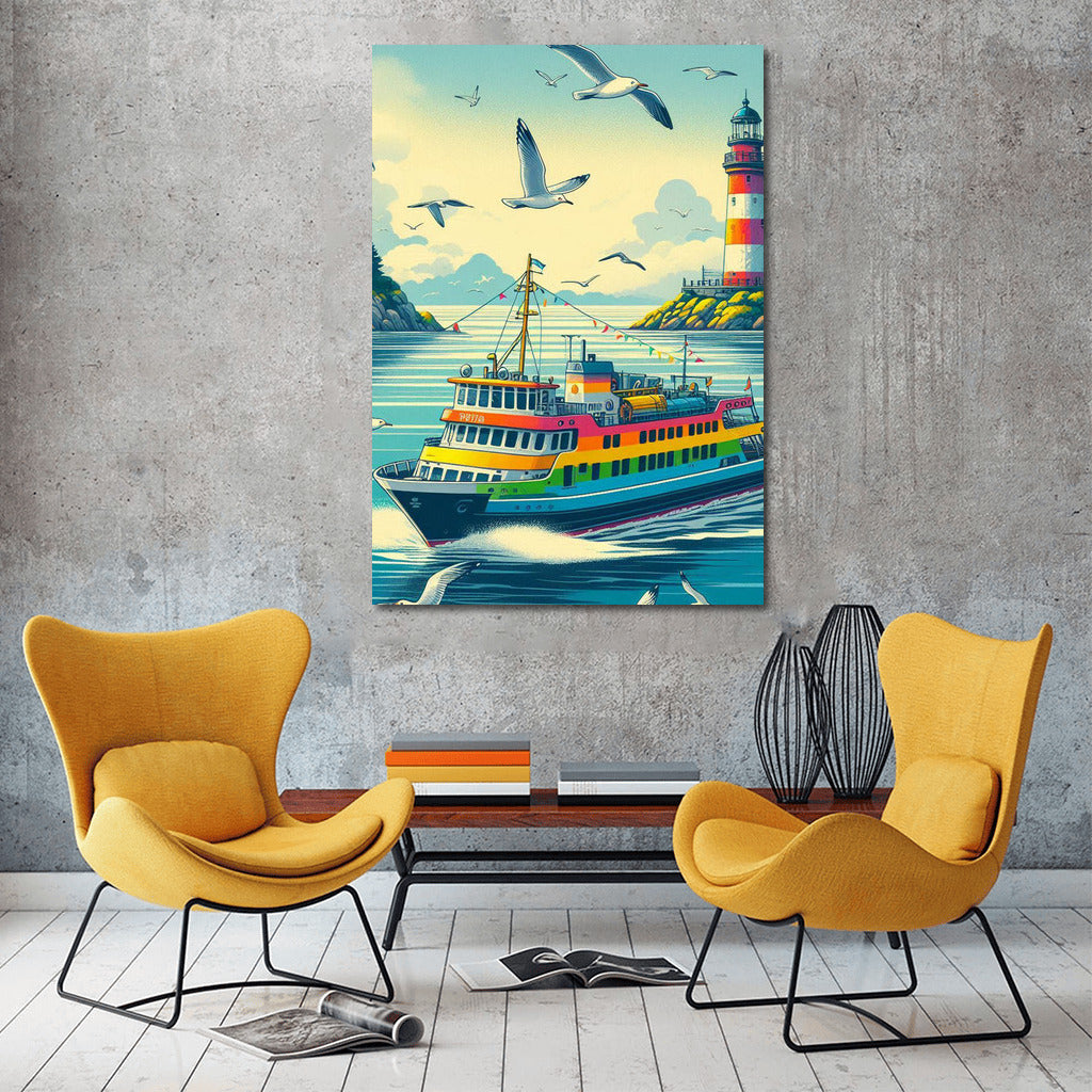 Bright Ferry in Mountain Tale: Dynamics and Freshness of Interior