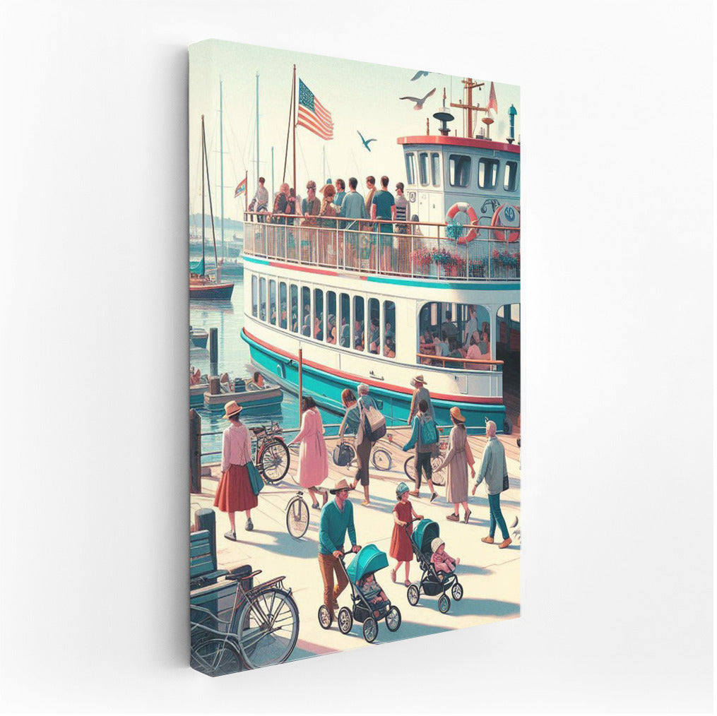 Seaport Idyll: Ferries Harbor 1