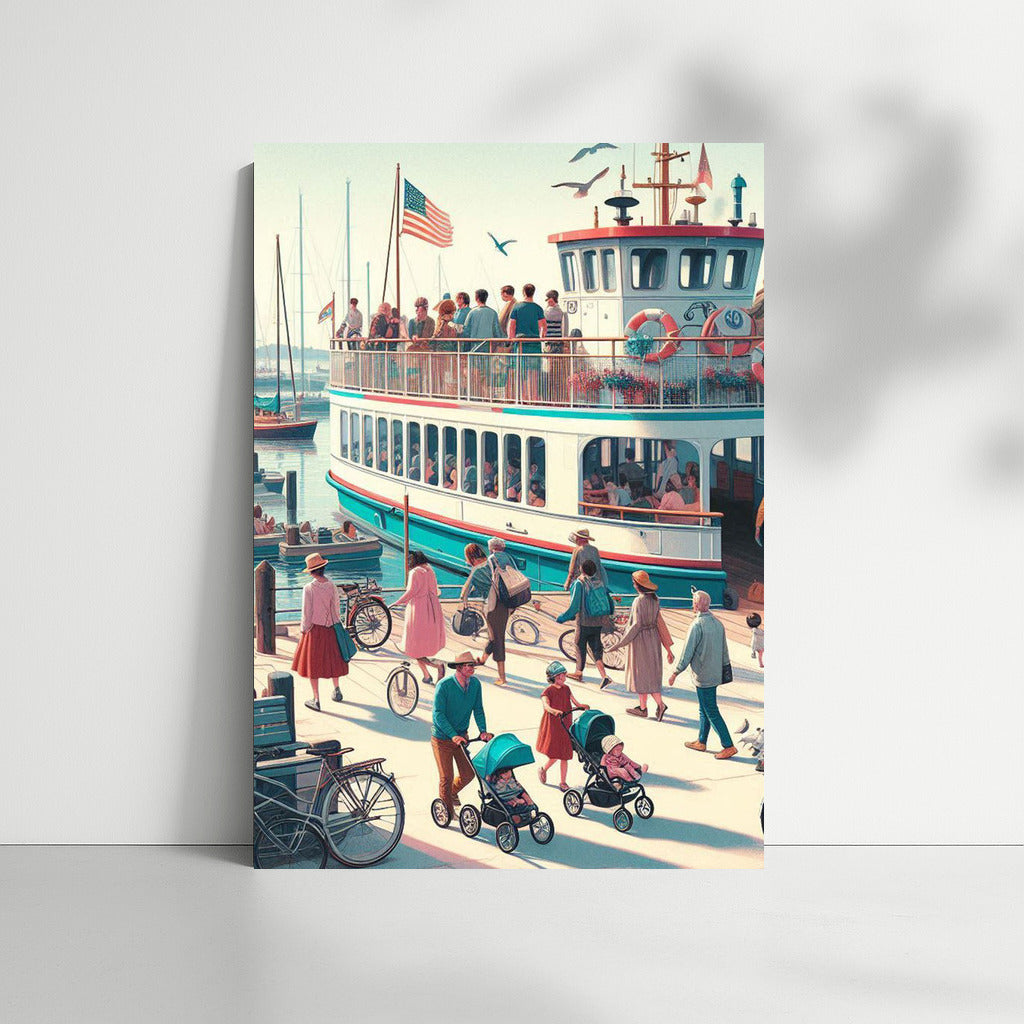 Seaport Idyll: Ferries Harbor 1