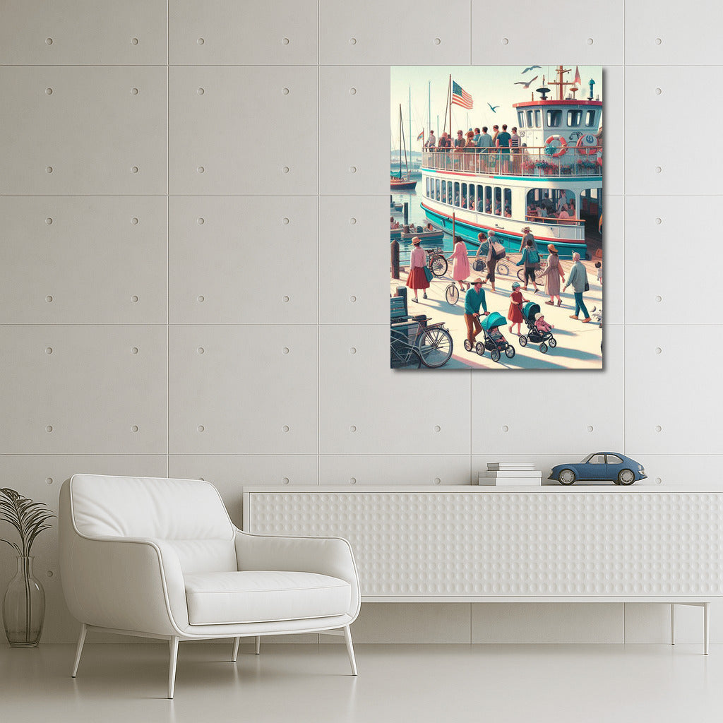 Seaport Idyll: Ferries Harbor 1