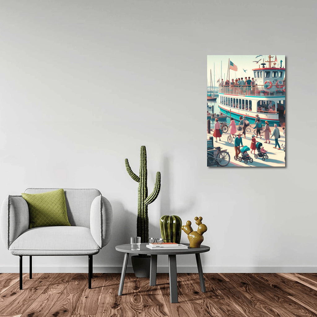 Seaport Idyll: Ferries Harbor 1