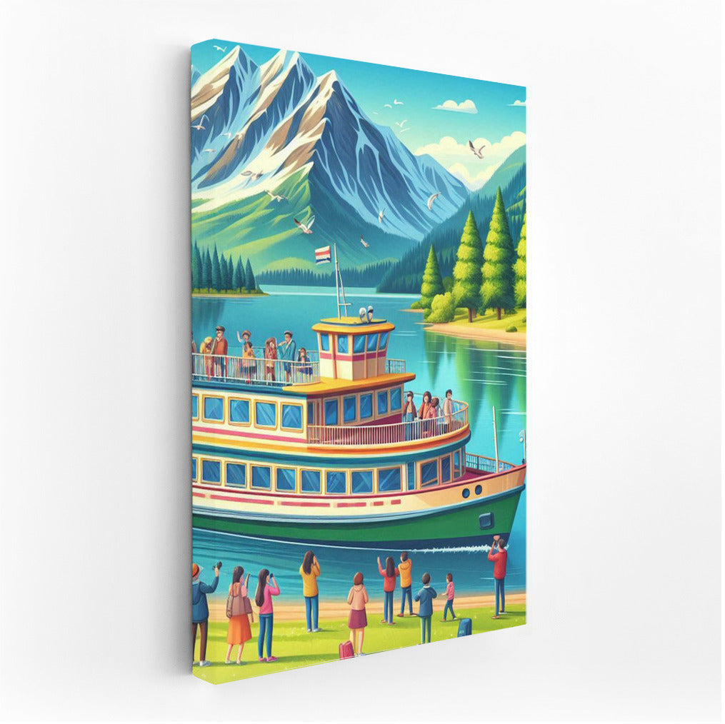 Soaring Over the Waves: Ferries Lake 2 – The Magic of a Mountain Walk