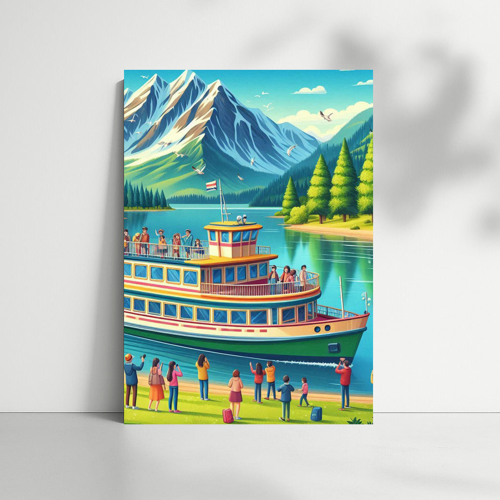 Soaring Over the Waves: Ferries Lake 2 – The Magic of a Mountain Walk