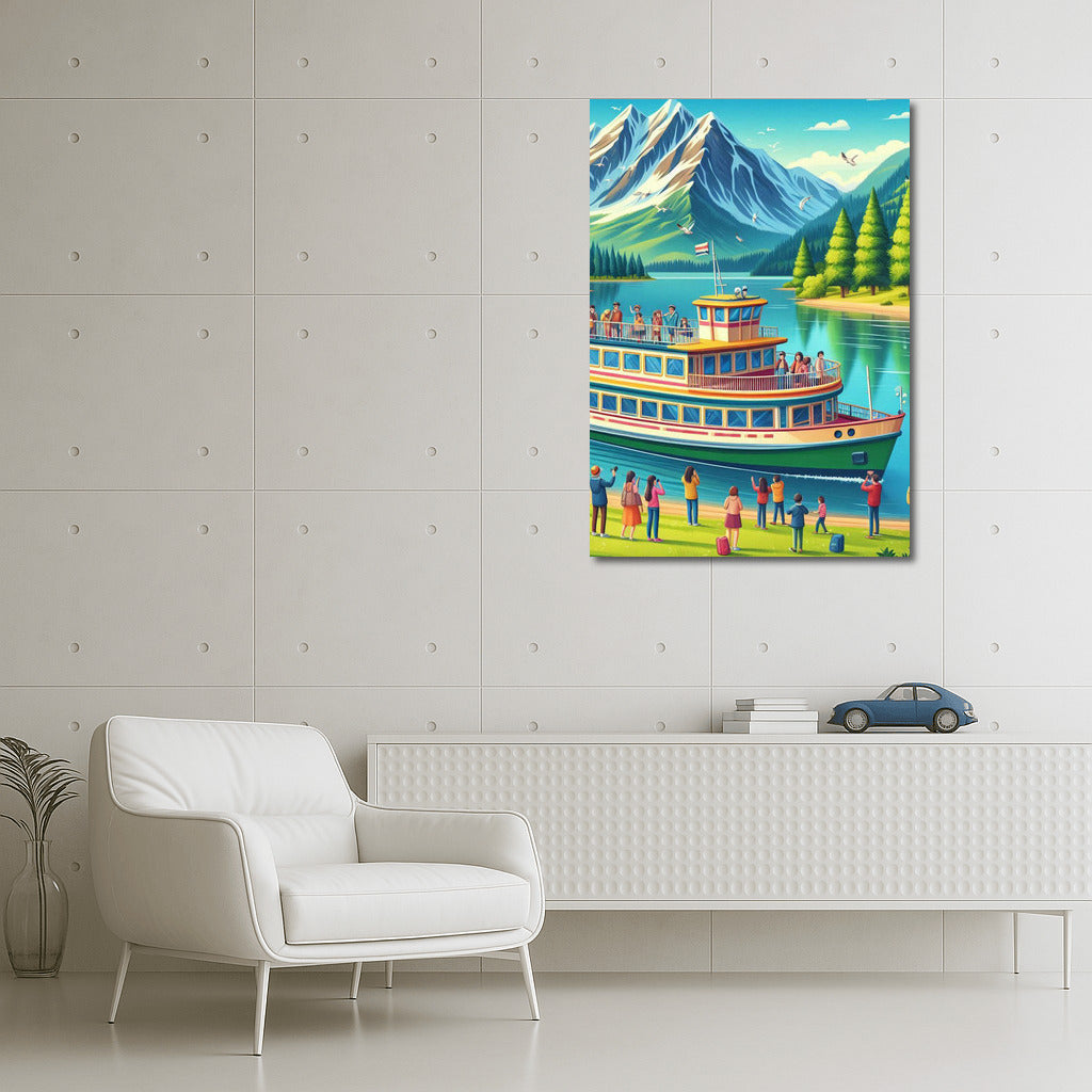 Soaring Over the Waves: Ferries Lake 2 – The Magic of a Mountain Walk