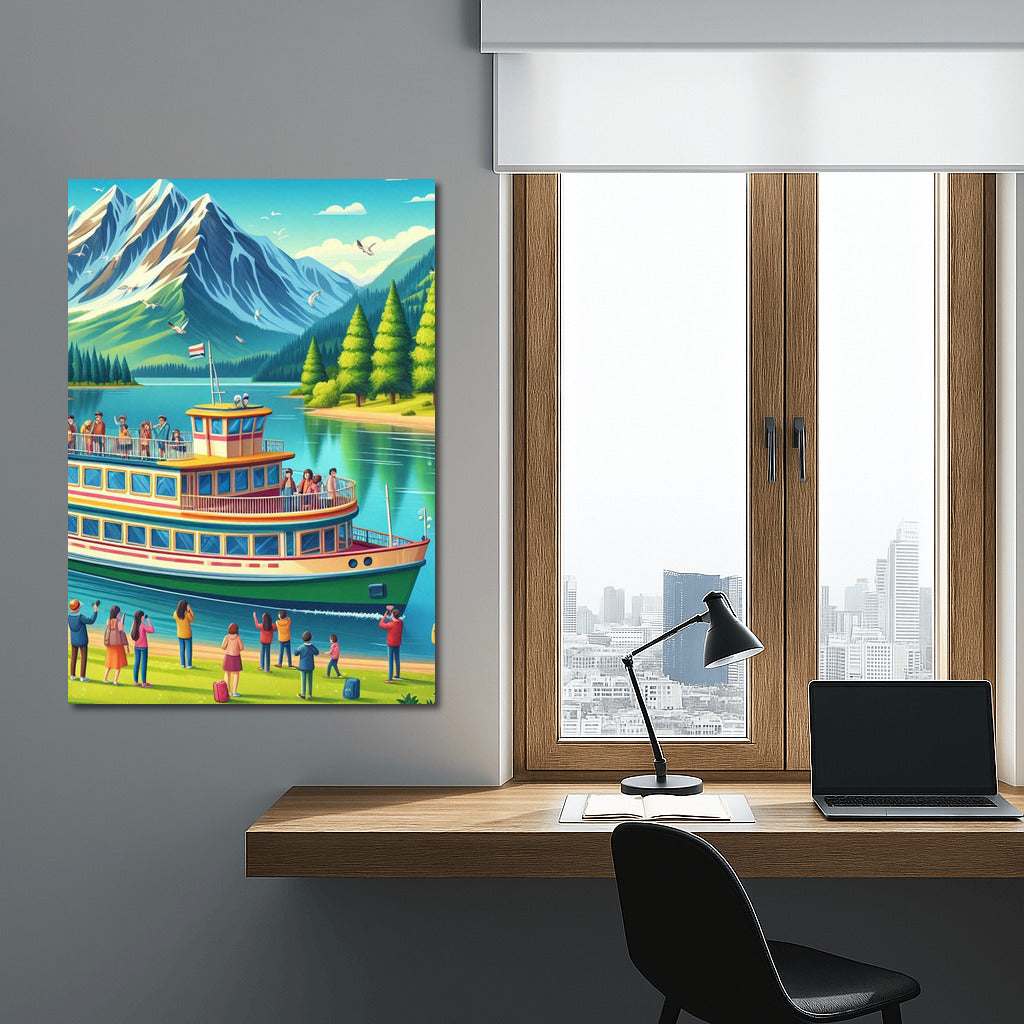 Soaring Over the Waves: Ferries Lake 2 – The Magic of a Mountain Walk