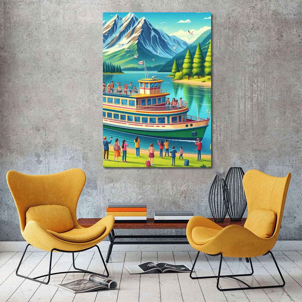 Soaring Over the Waves: Ferries Lake 2 – The Magic of a Mountain Walk