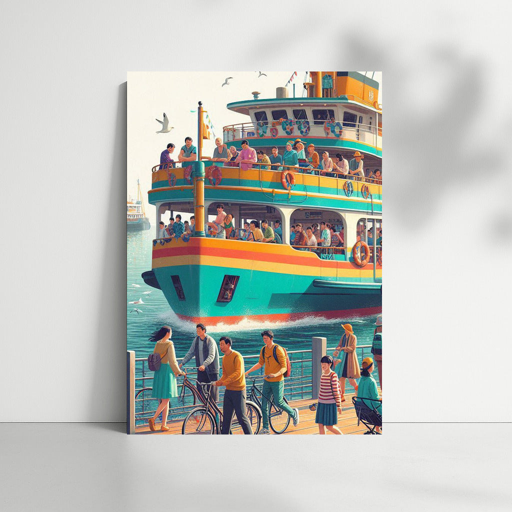 Waterfront Dynamics: Ferries Harbor 3