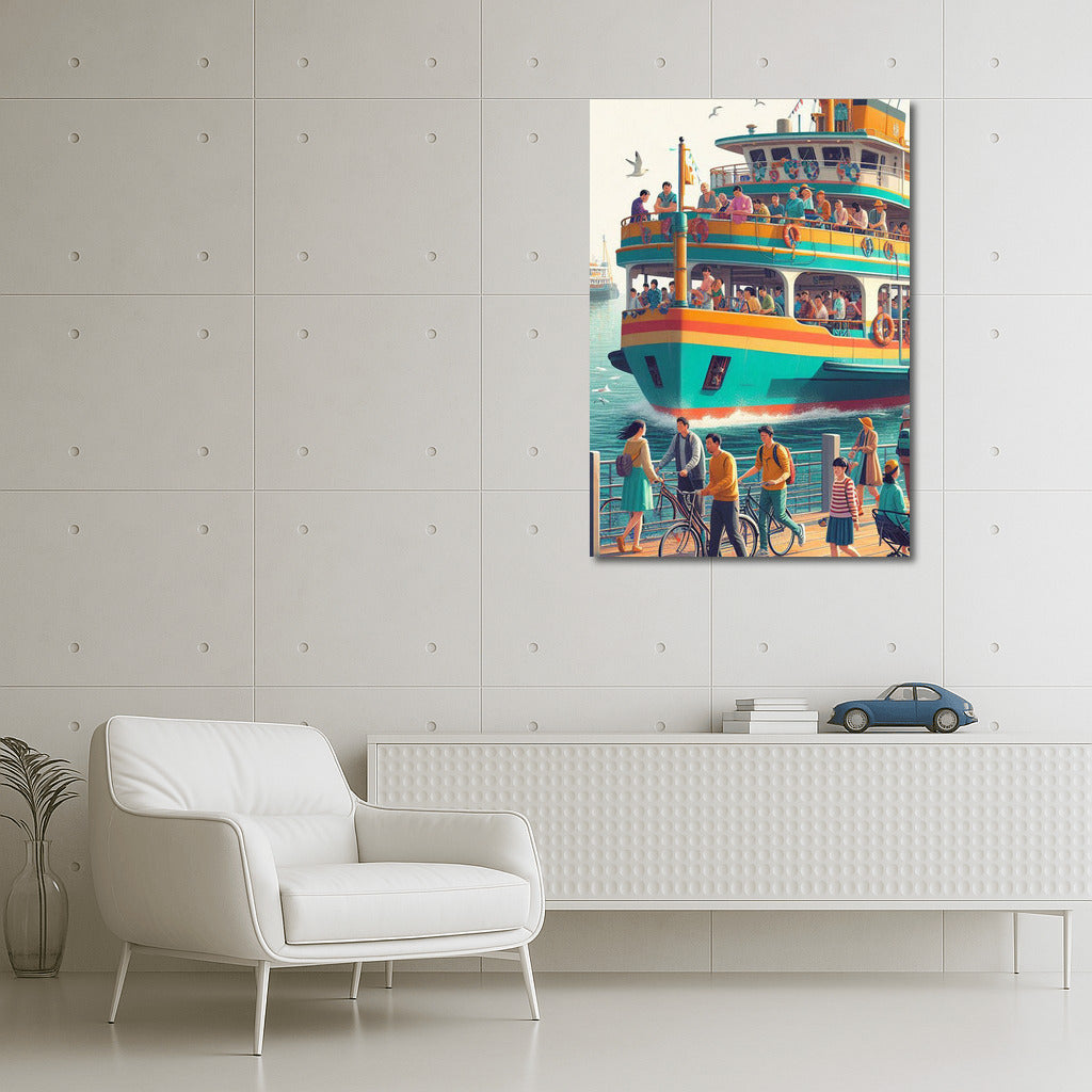 Waterfront Dynamics: Ferries Harbor 3