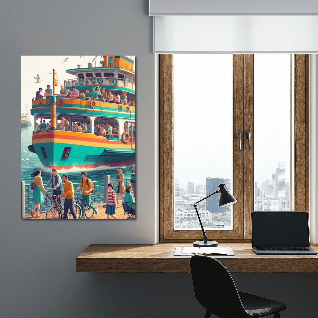 Waterfront Dynamics: Ferries Harbor 3