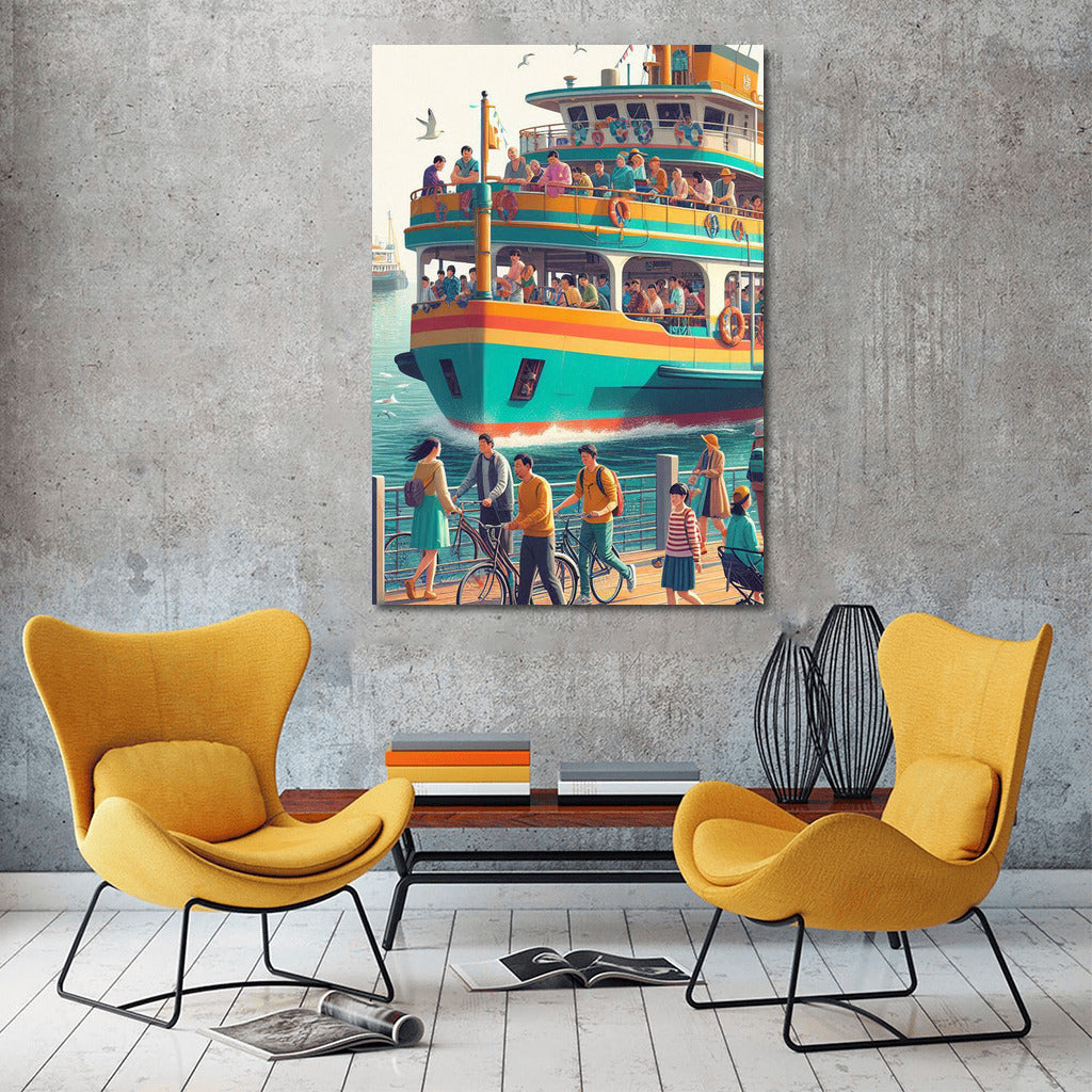 Waterfront Dynamics: Ferries Harbor 3