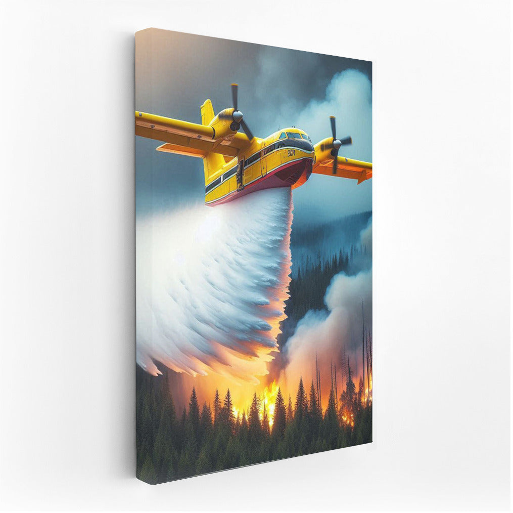 Air Hero: Plane vs. Forest Flame Battle