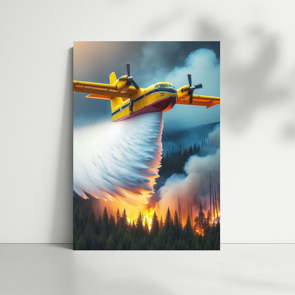 Air Hero: Plane vs. Forest Flame Battle