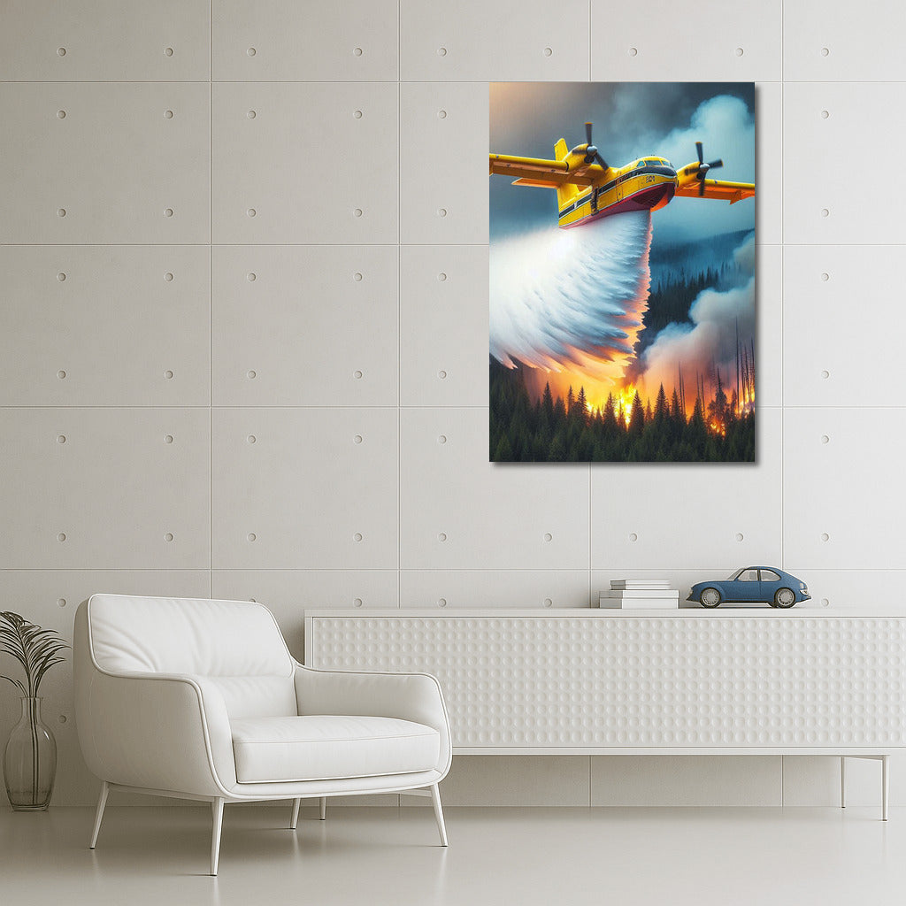 Air Hero: Plane vs. Forest Flame Battle