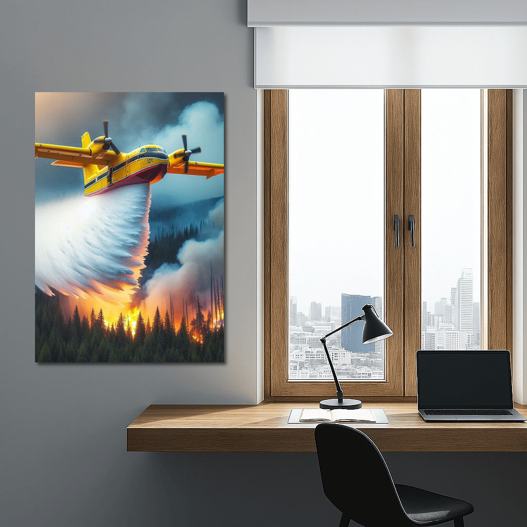 Air Hero: Plane vs. Forest Flame Battle