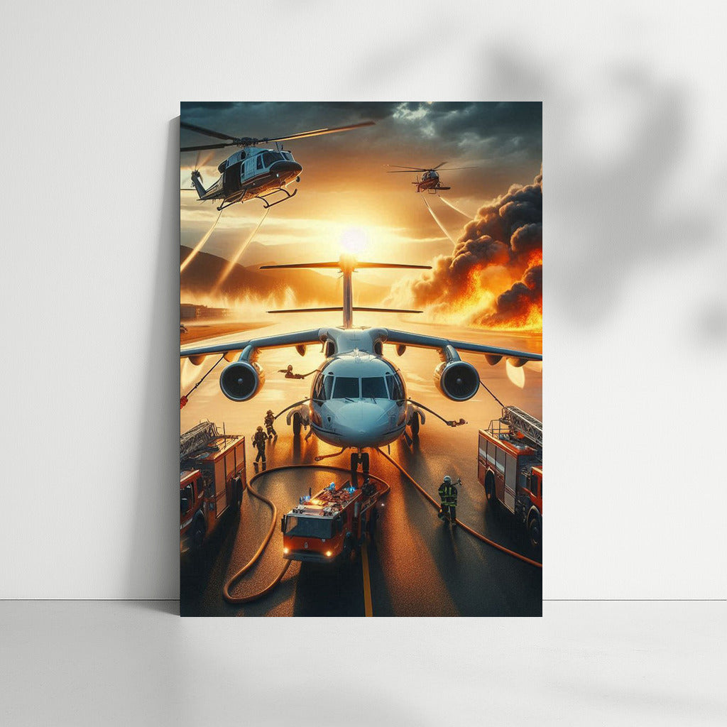 Fire Battle: Airport Firefighting Helicopters