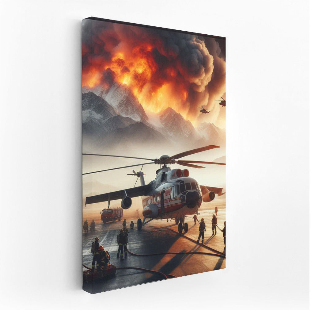 Fire Helicopters: Airport Battle