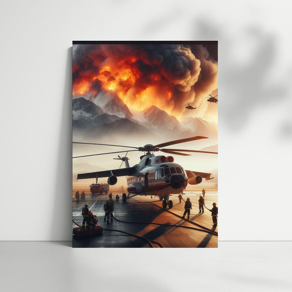 Fire Helicopters: Airport Battle