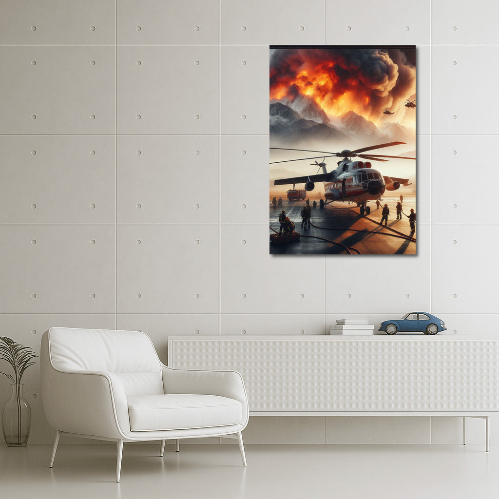 Fire Helicopters: Airport Battle