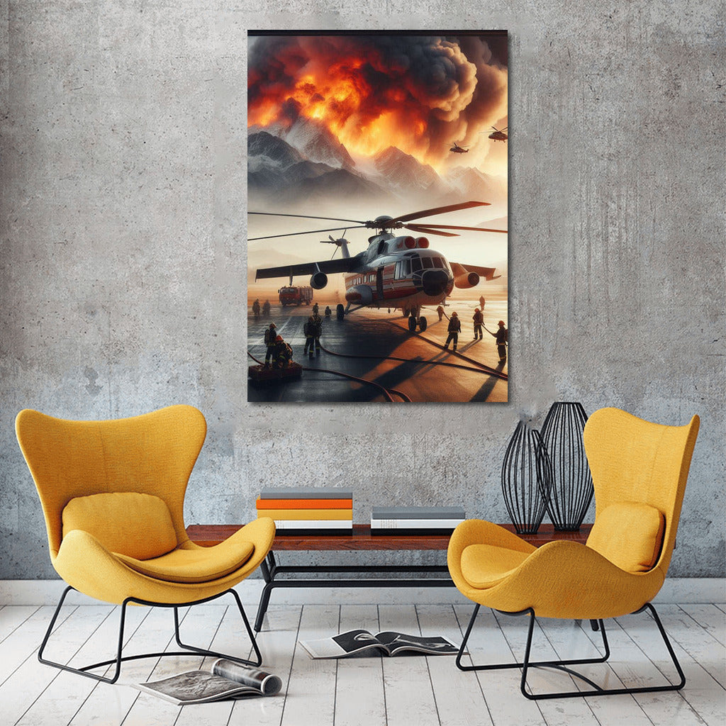 Fire Helicopters: Airport Battle