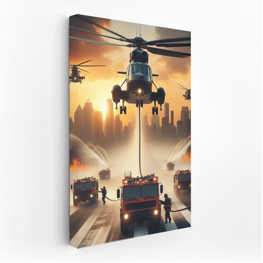 Air Heroes: Firefighting Helicopters in Action